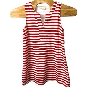 Red & White Stripe Peach Love - Size Medium